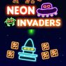 poster of Neon Invaders game