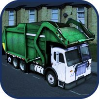 ملصق اللعبة City Garbage truck