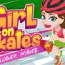 poster of Girl on Skates: Flower Power game