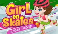 poster of Girl on Skates: Flower Power game