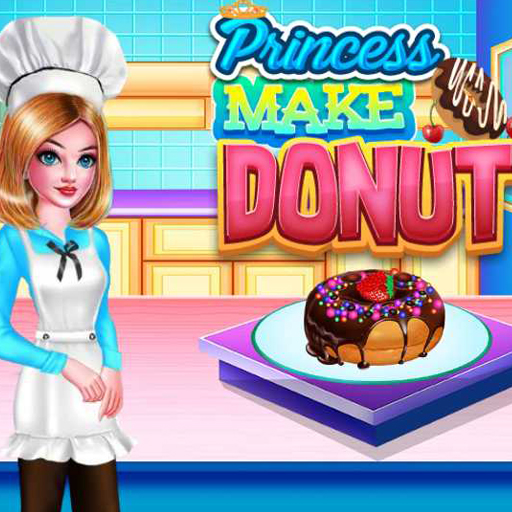 poster of Play Princess Make Donut Game Online 2024 game
