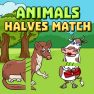 poster of Animals Halves Match game