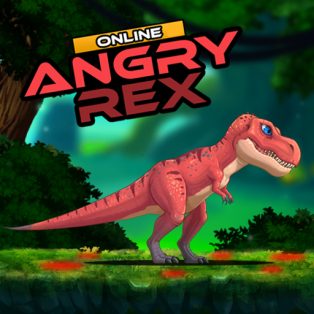 ملصق اللعبة Angry Rex Online