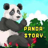 ملصق اللعبة Panda Story