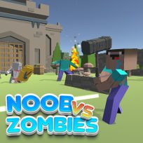 ملصق اللعبة Noob vs Zombies