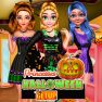 poster of Princesses Halloween Getup game