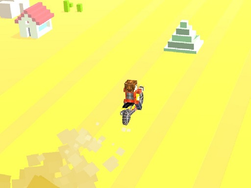 poster of Play Cube Bike Speed Runner Game Online 2024 game