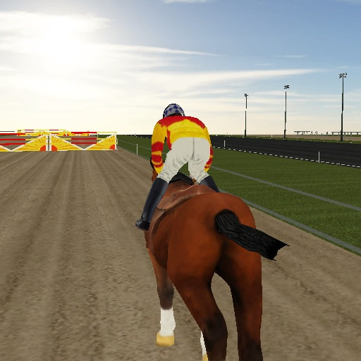 poster of Play Horse Ride Racing Game Online 2024 game