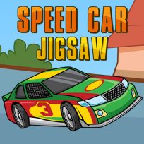 ملصق اللعبة Speed Cars Jigsaw