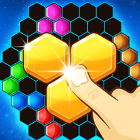 ملصق اللعبة Hexa 2048 Puzzle – Block Merge