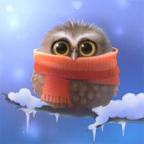 ملصق اللعبة Cute Owl Slide