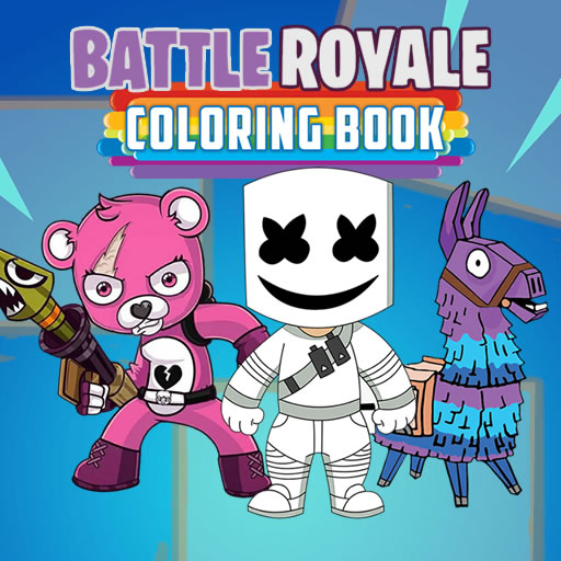 poster of Play Battle Royale Coloring Book Game Online 2024 game