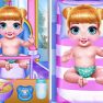 poster of Princess New Born Twins Baby Care game