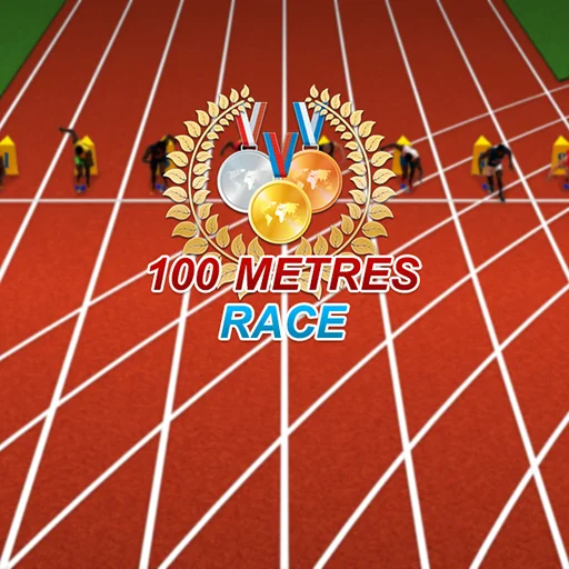 poster of Play 100 Metres Game Game Online 2024 game