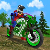 ملصق اللعبة Motorbike Stunt Super Hero Simulator