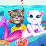 poster of Cat Girl Valentine Story Deep Water game