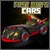 ملصق اللعبة Fast Bat’s Cars