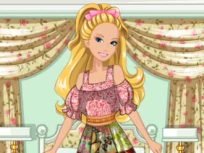 poster of Barbie’s Patchwork Peasant Dress game