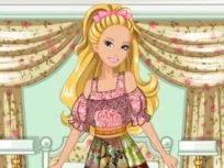 poster of Barbie’s Patchwork Peasant Dress game