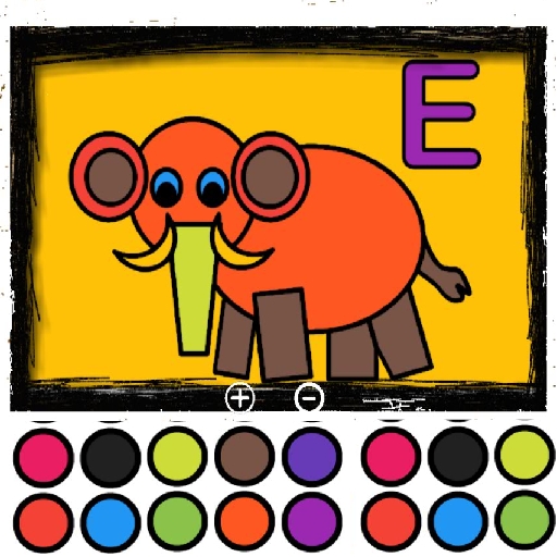 poster of Play Easy Kids Coloring Letters Game Online 2024 game
