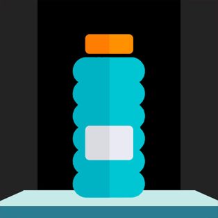 ملصق اللعبة Jump Bottle