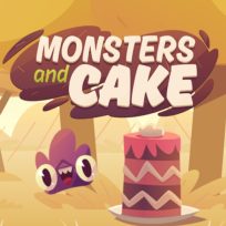 ملصق اللعبة Monsters and Cake