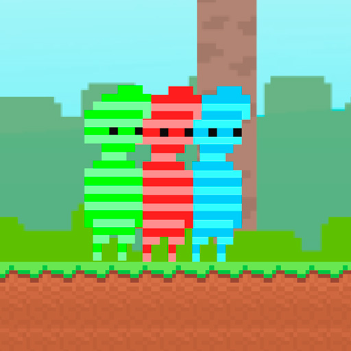 poster of Play Red and Green Candy Forest Game Online 2024 game