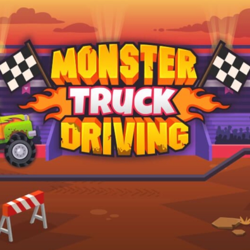 poster of Play Monster Truck Driving Game Online 2024 game