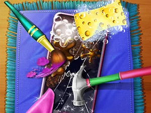 poster of Play Dotted Girl Broken Phone Game Online 2024 game
