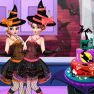 ملصق اللعبة Halloween Party Cake