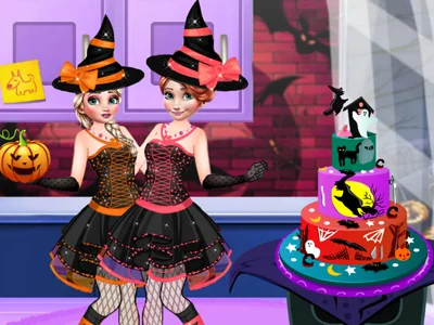 poster of Play Halloween Party Cake Game Online 2024 game