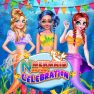 poster of Mermaid New Year Celebration game