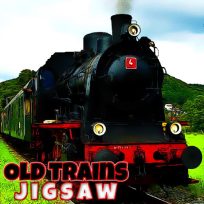 ملصق اللعبة Old Trains Jigsaw