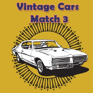 ملصق اللعبة Vintage Cars Match 3