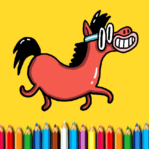poster of Play BTS Pony Coloring Book Game Online 2024 game