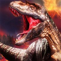 ملصق اللعبة DEADLY Dinosaur Hunter Shooter