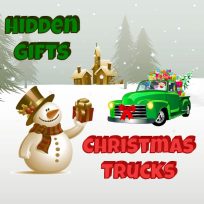 ملصق اللعبة Christmas Trucks Hidden Gifts