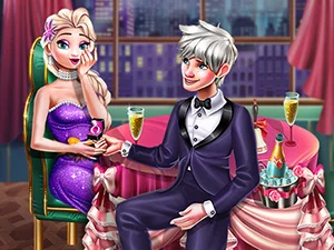 poster of Play Ice Queen Wedding Proposal Game Online 2024 game