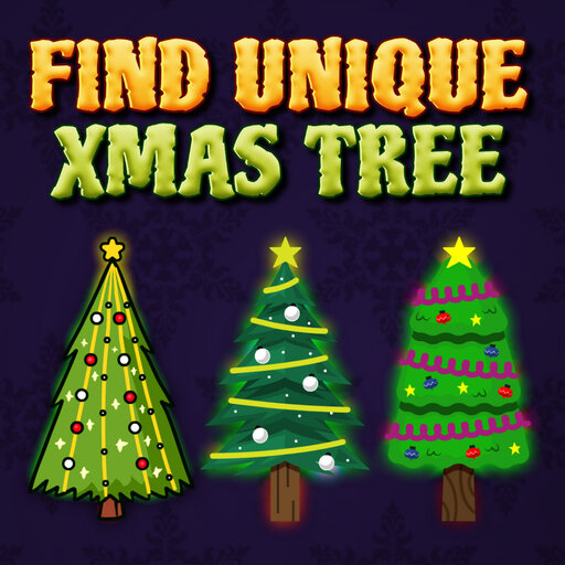 poster of Play Find Unique Xmas Tree Game Online 2024 game