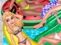 poster of Princess Pool Party Floats game