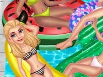 poster of Princess Pool Party Floats game
