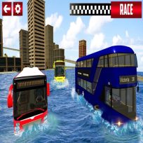 ملصق اللعبة Extreme Water Surfer Bus Simulator