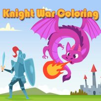 ملصق اللعبة Knight War Coloring