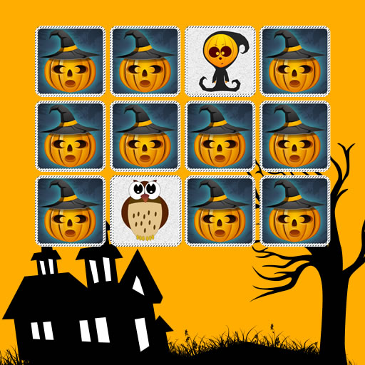 poster of Play Kids Memory Game: Halloween Game Online 2024 game