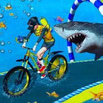 ملصق اللعبة Under Water Bicycle Racing