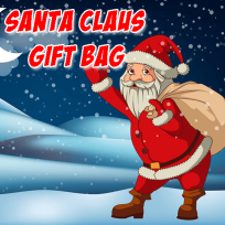 ملصق اللعبة Santa Claus Gift Bag Jigsaw