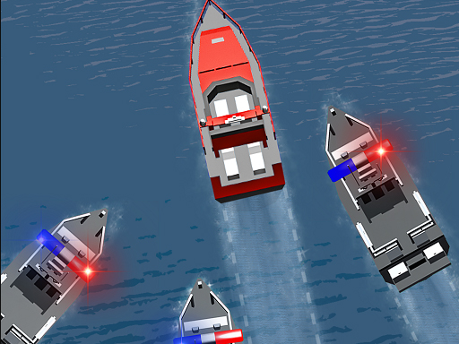 poster of Play Police Boat Chase Game Online 2024 game