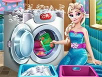 poster of Ice Queen Laundry Day game