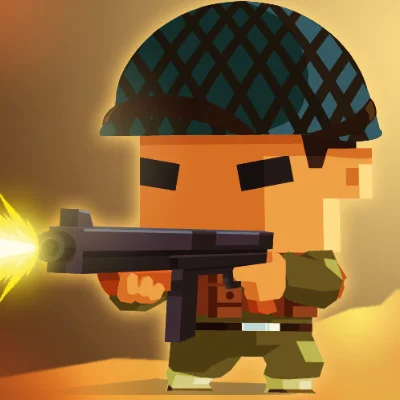 poster of Play Blocky Squad Game Online 2024 game