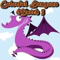 ملصق اللعبة Colorful Dragons Match 3